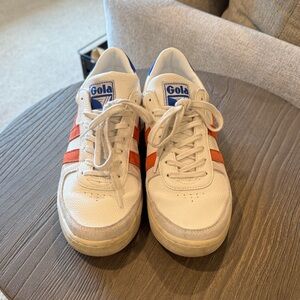 Gola White and Orange Women's Sneakers
